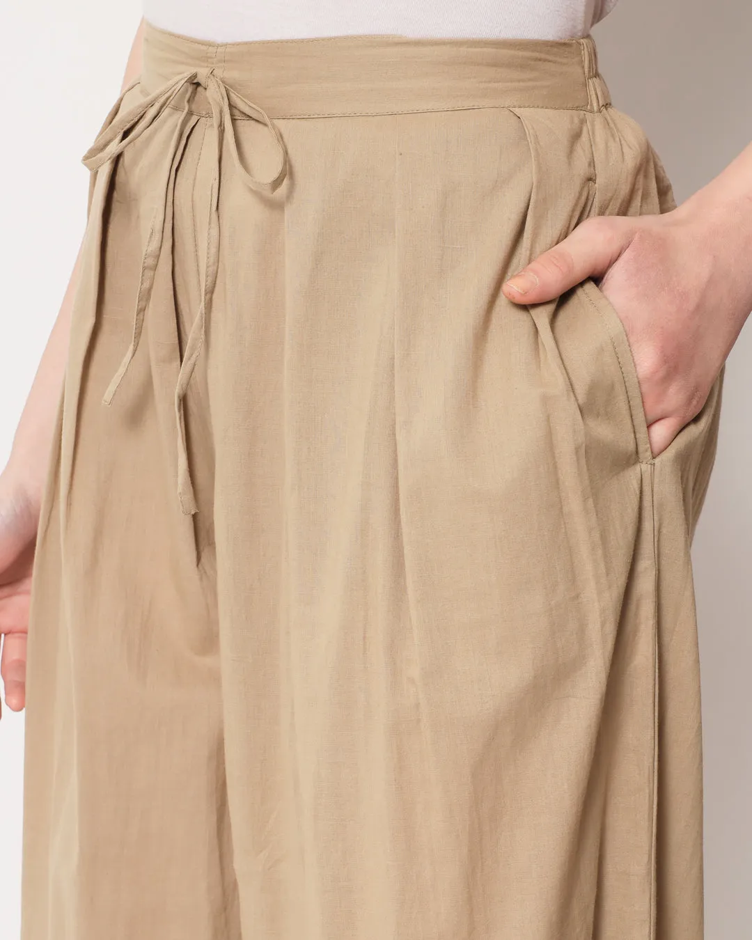 100% Cotton Salwar- Beige