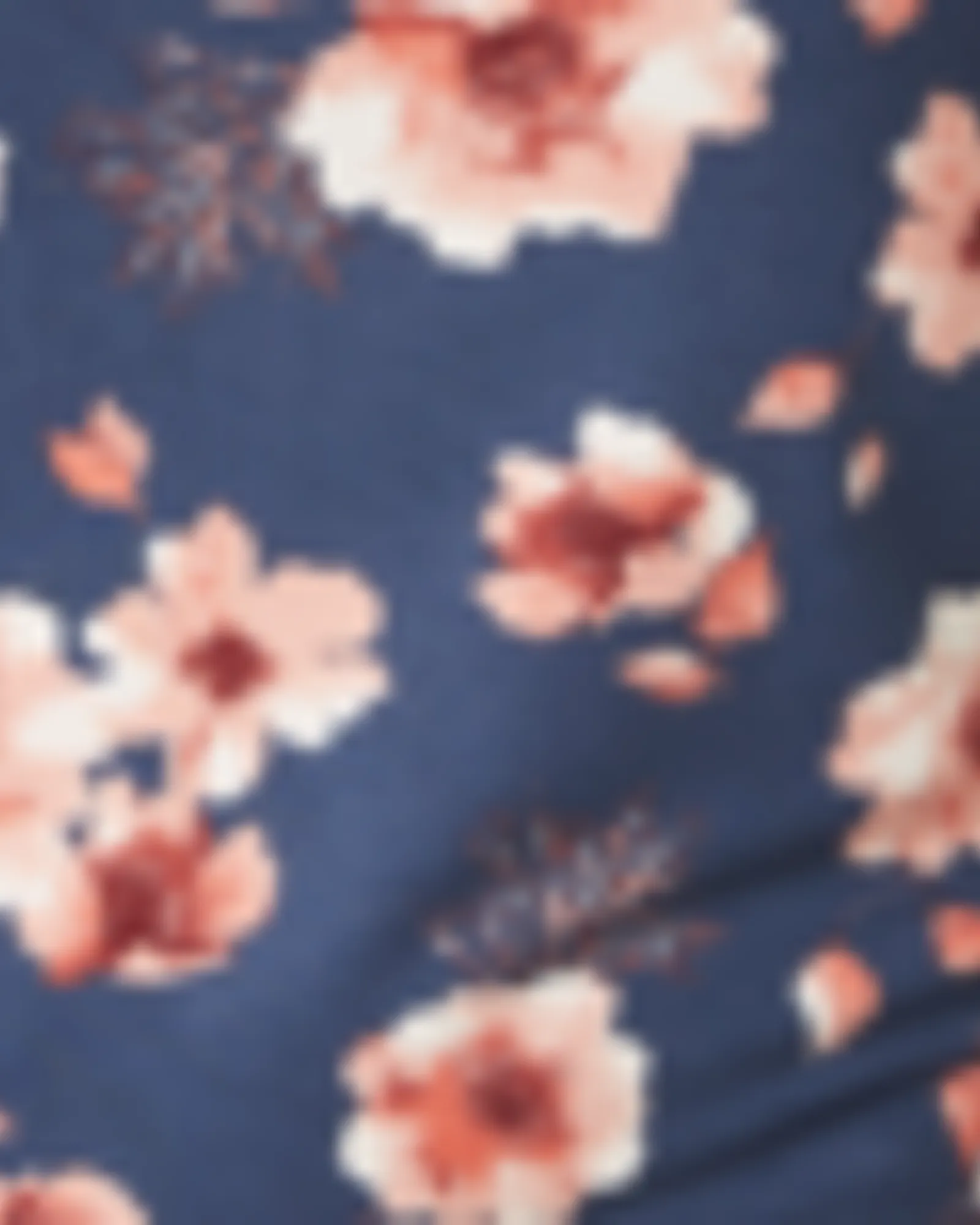 Abby Ruched Sleeve Tee | Navy / Brown