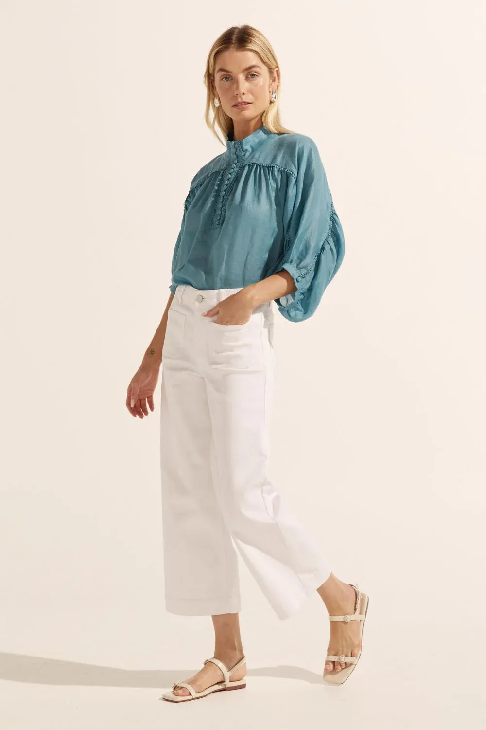 Adage Top - Sea Blue