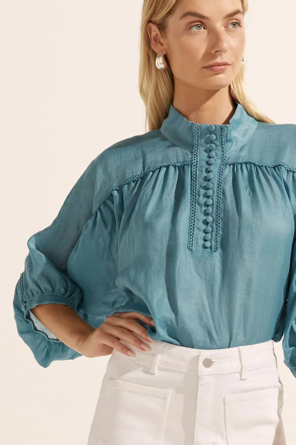 Adage Top - Sea Blue