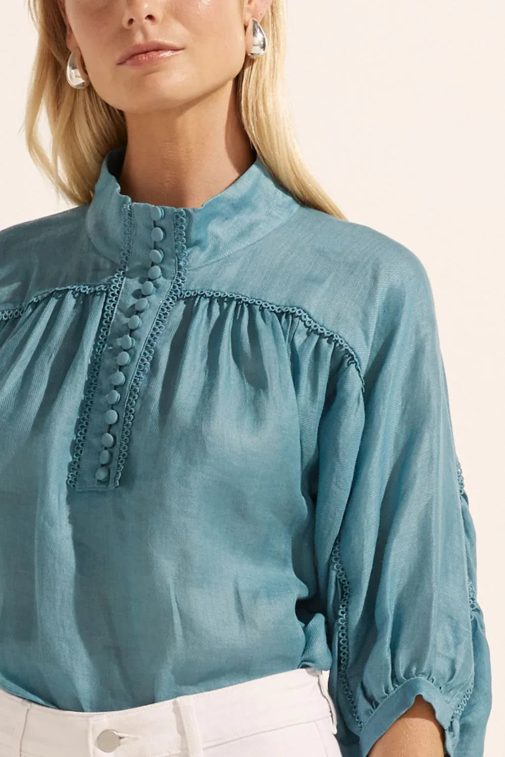 Adage Top - Sea Blue