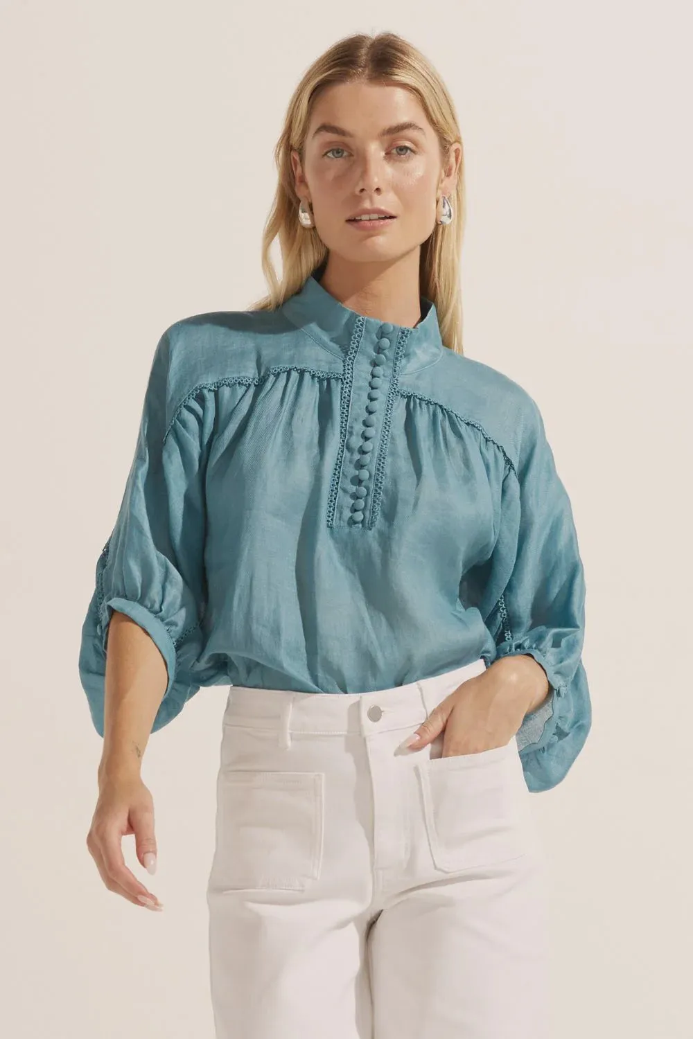 Adage Top - Sea Blue