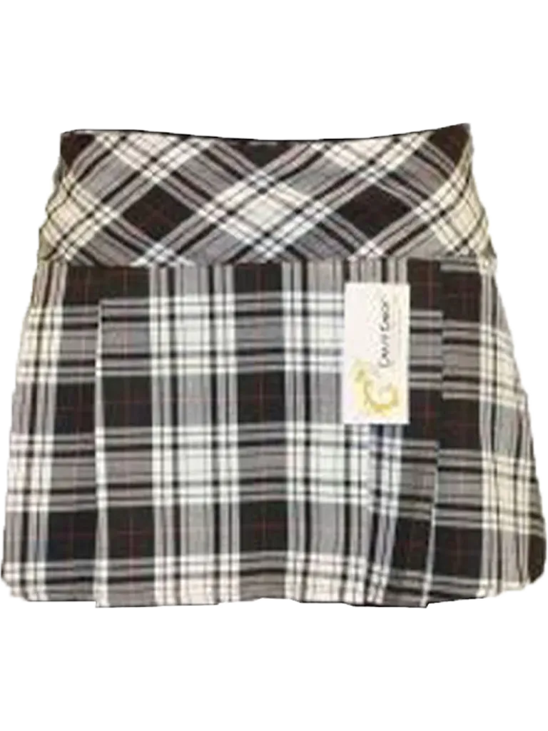 Adult Box Pleated Tartan Skirt (14 Inches)