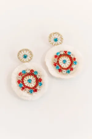 Always Classy Earrings, Ivory