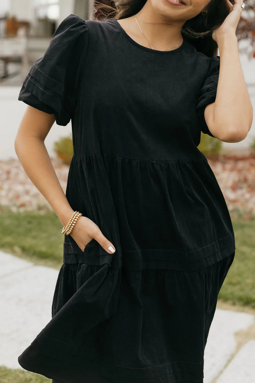 Ames Dress-Black
