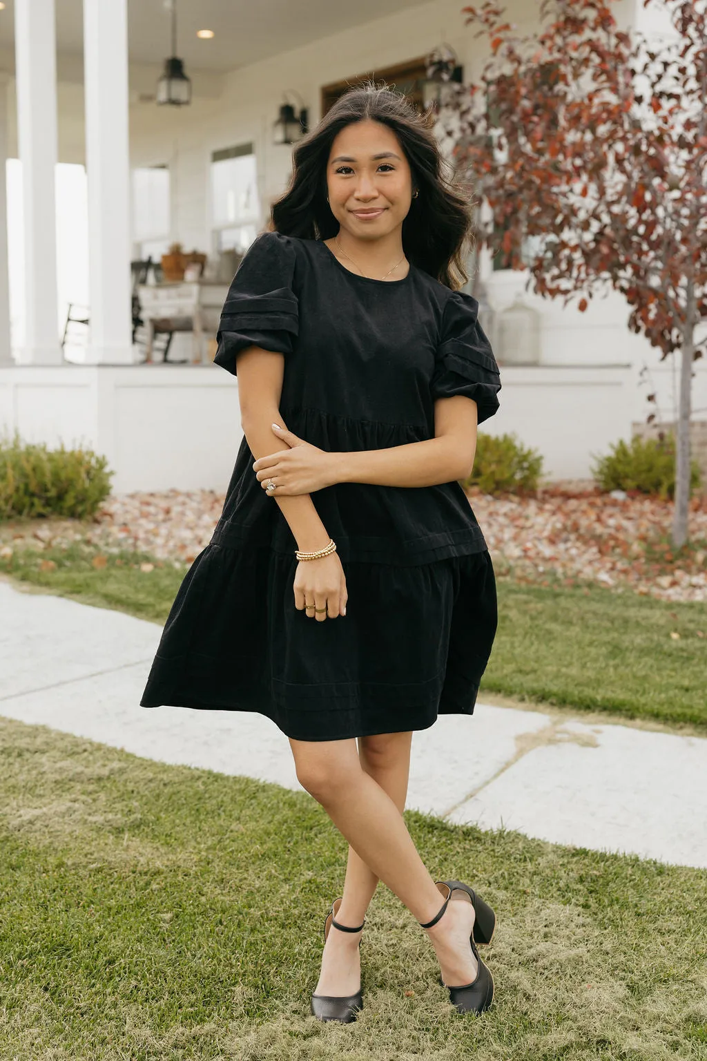 Ames Dress-Black