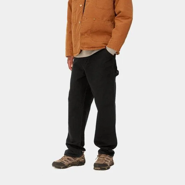 Carhartt WIP Single Knee Pant Dearborn Canvas Aged Black