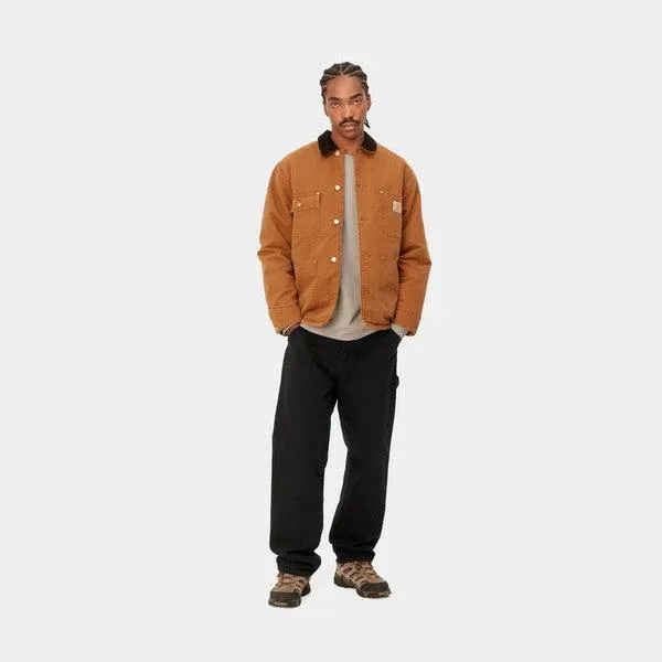 Carhartt WIP Single Knee Pant Dearborn Canvas Aged Black