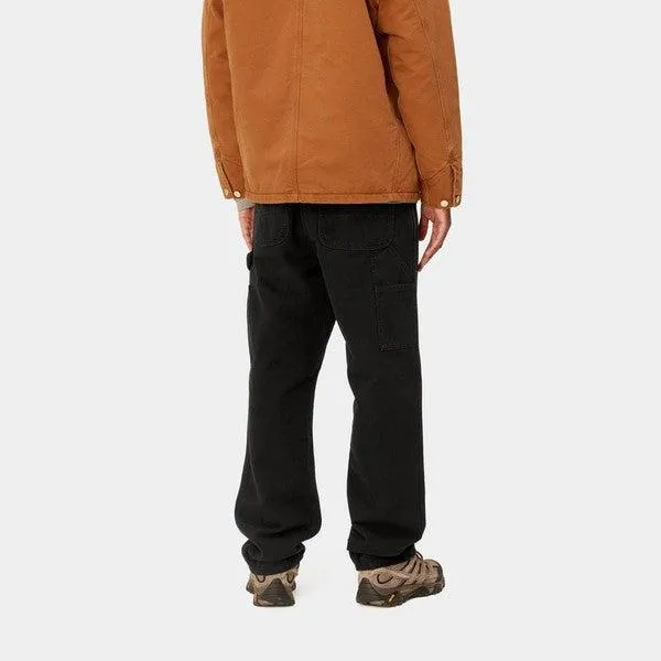 Carhartt WIP Single Knee Pant Dearborn Canvas Aged Black