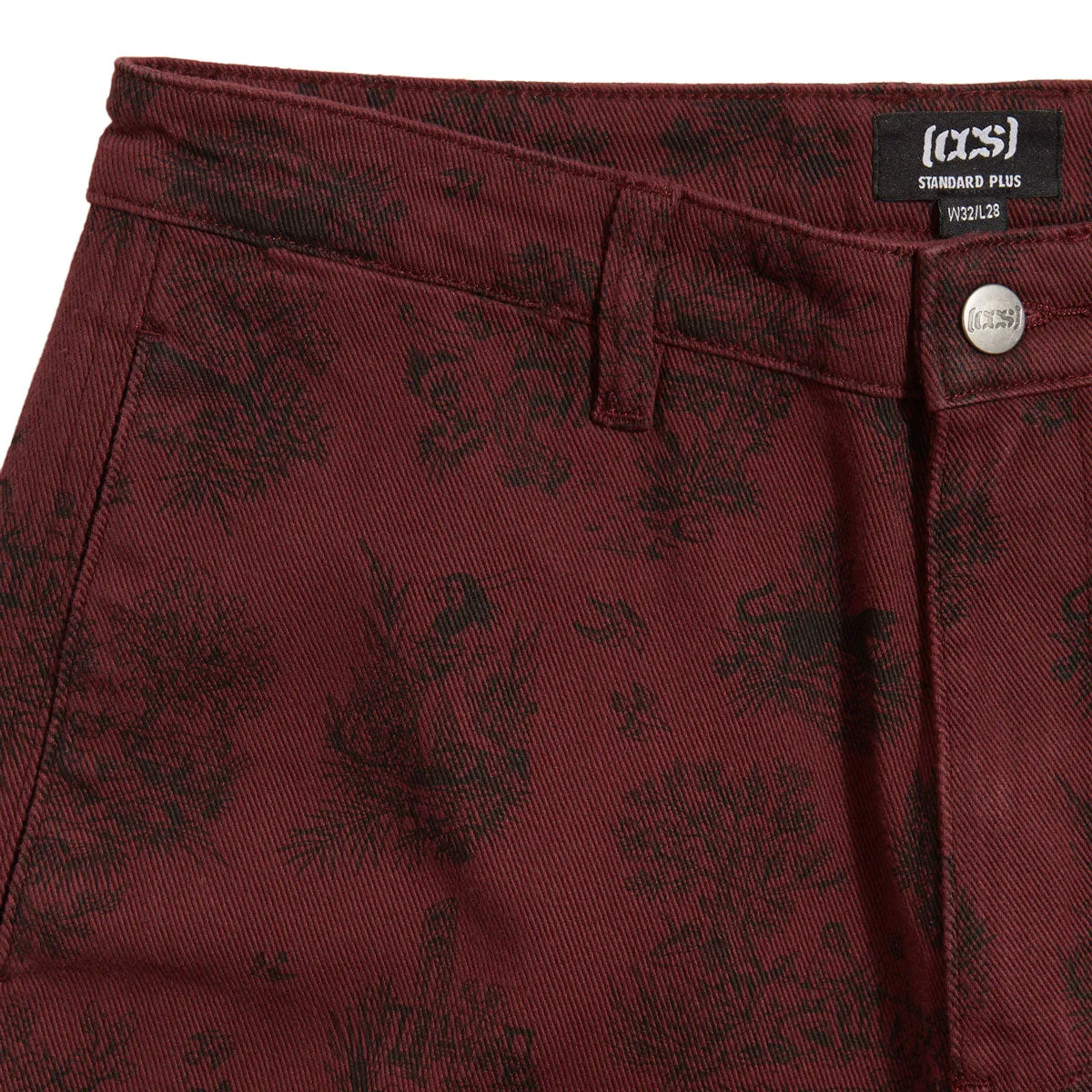 CCS Original Relaxed Toile Chino Pants - Oxblood
