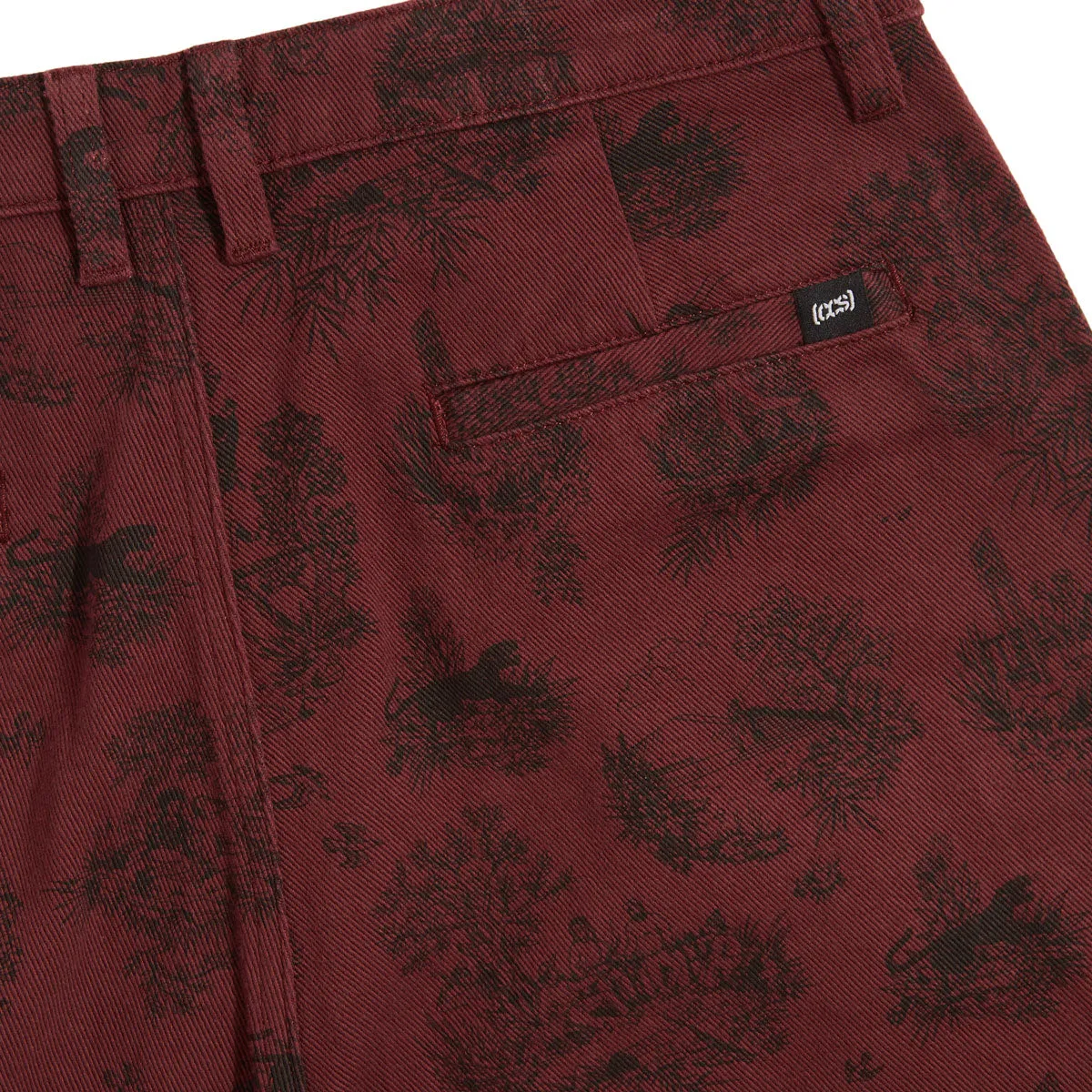 CCS Original Relaxed Toile Chino Pants - Oxblood