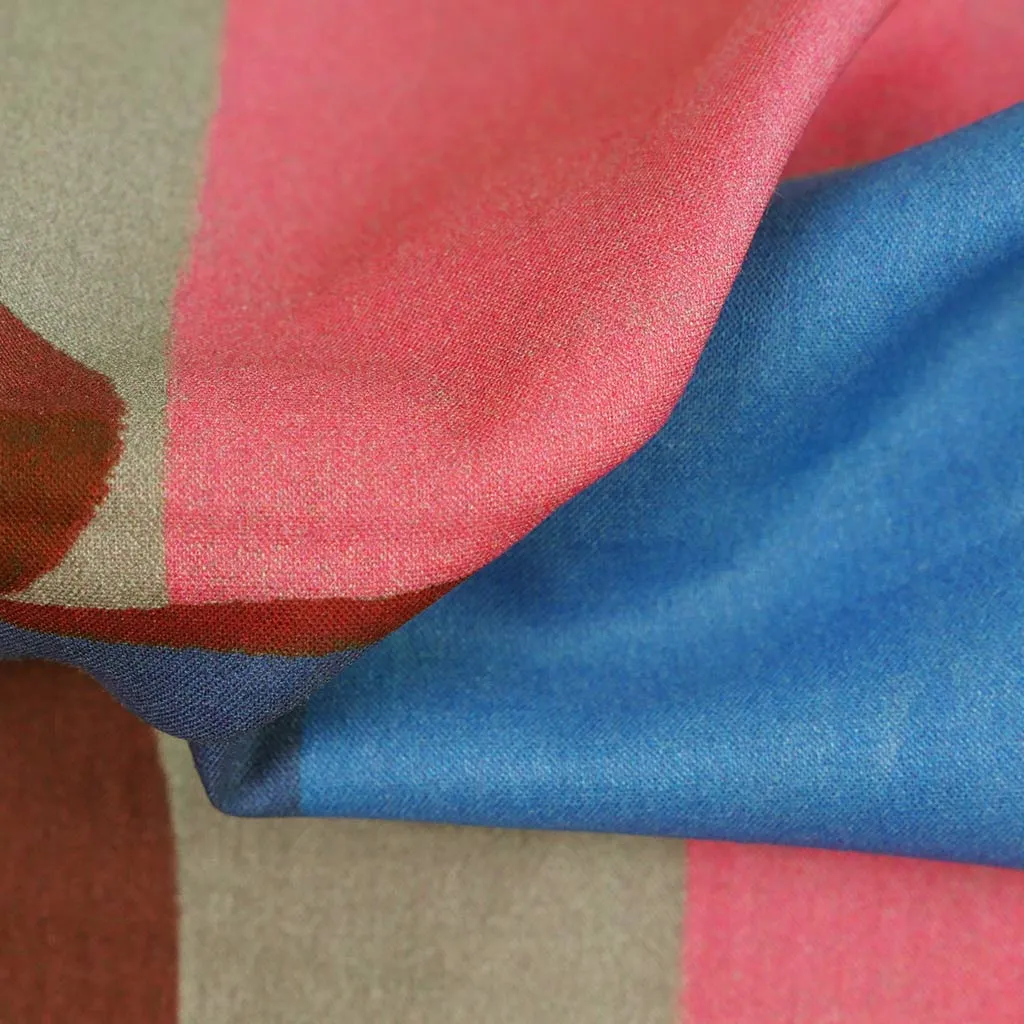 Cotton Voile - Blue Midnight Summer Swim Woven Fabric by Nerida Hansen Sample