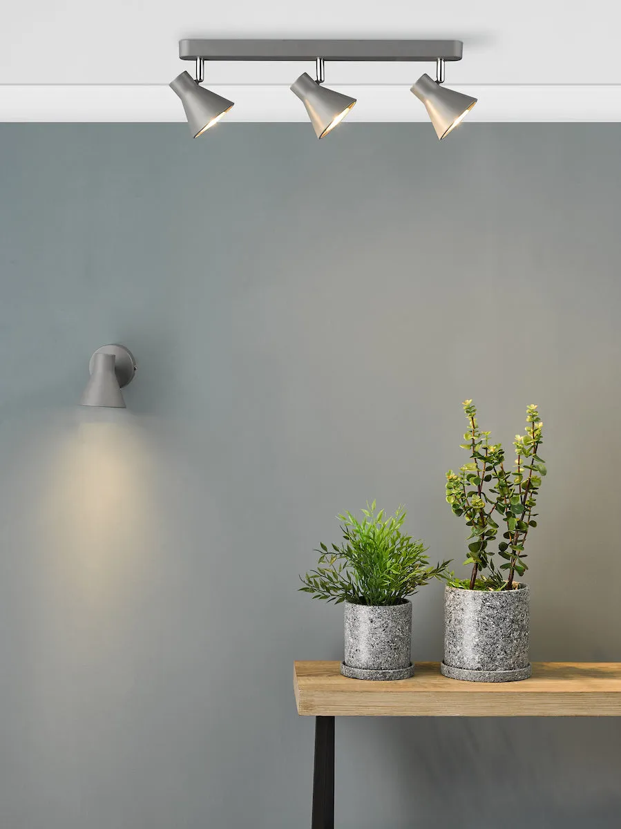 Dar Diza 3 Light Bar Spotlight Matt Grey