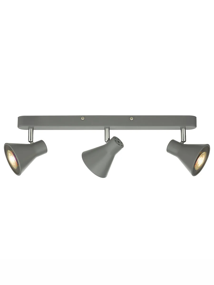 Dar Diza 3 Light Bar Spotlight Matt Grey
