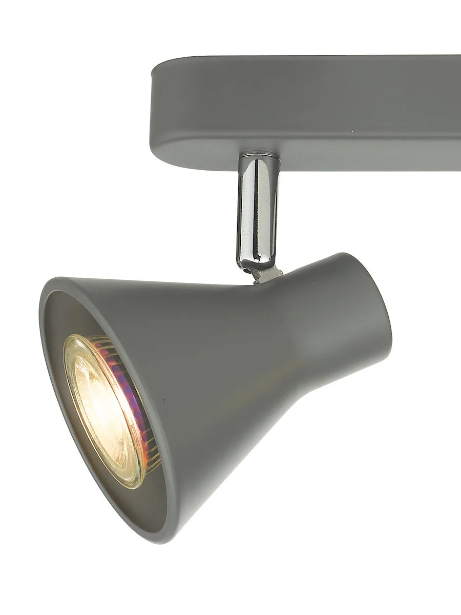 Dar Diza 3 Light Bar Spotlight Matt Grey