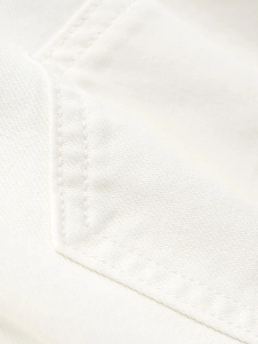 Fear of God Essentials Relaxed 5 Pocket Jeans in Cloud Dancer