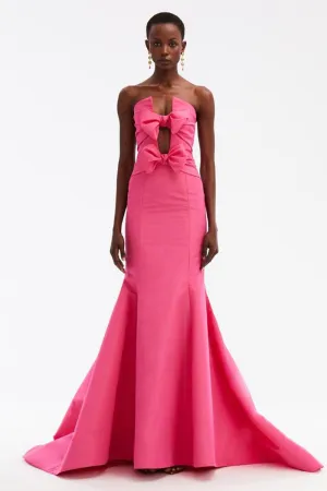 Glam Aura Graceful Strapless Maxi Dress