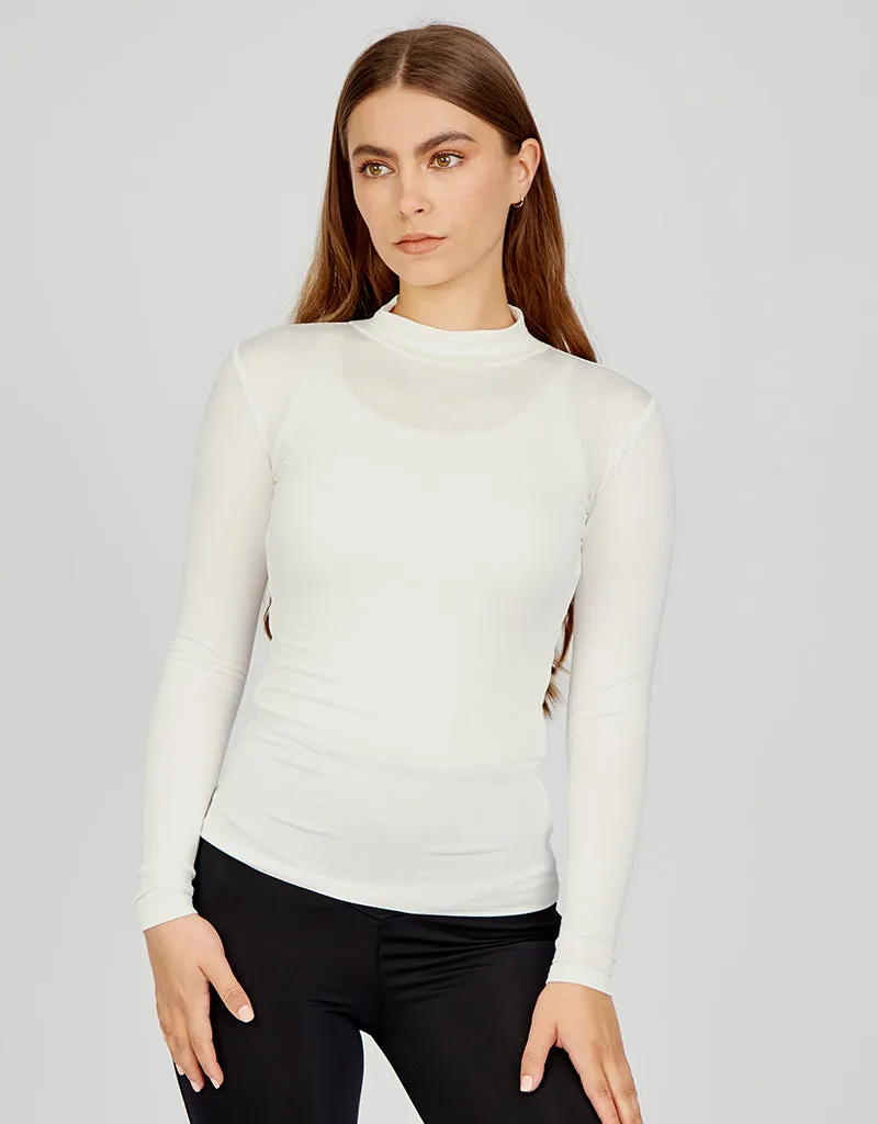 High Neck Body Top - Light Shades