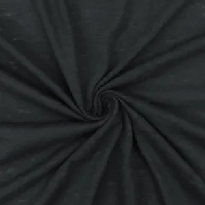 Iron Gray Slub Stretch Jersey Knit Fabric