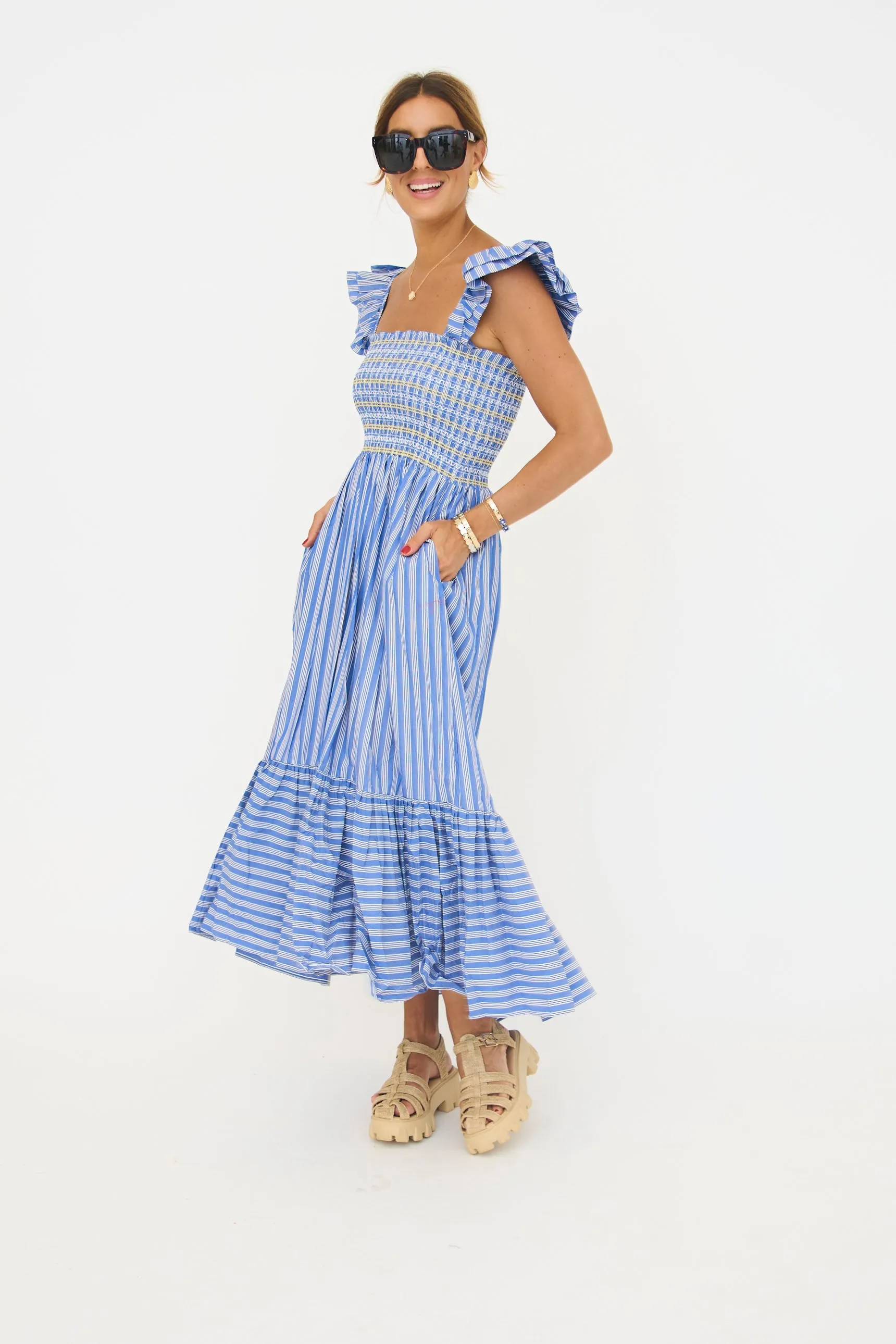 Jayne Stripe Maxi Dress