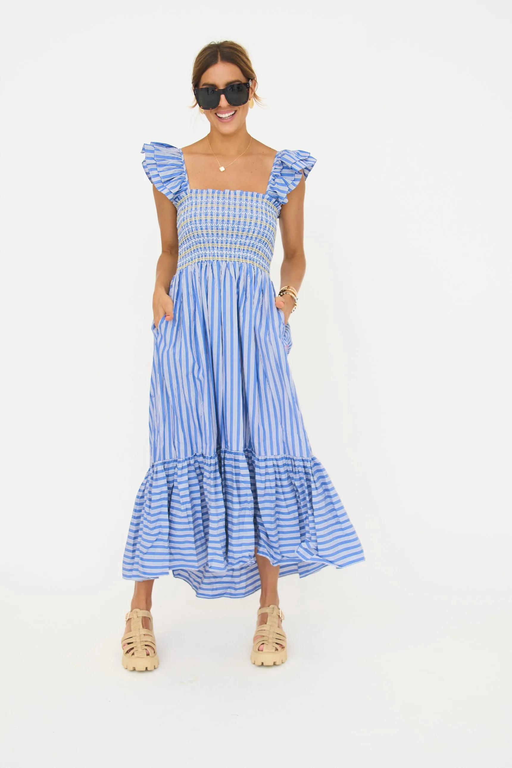 Jayne Stripe Maxi Dress