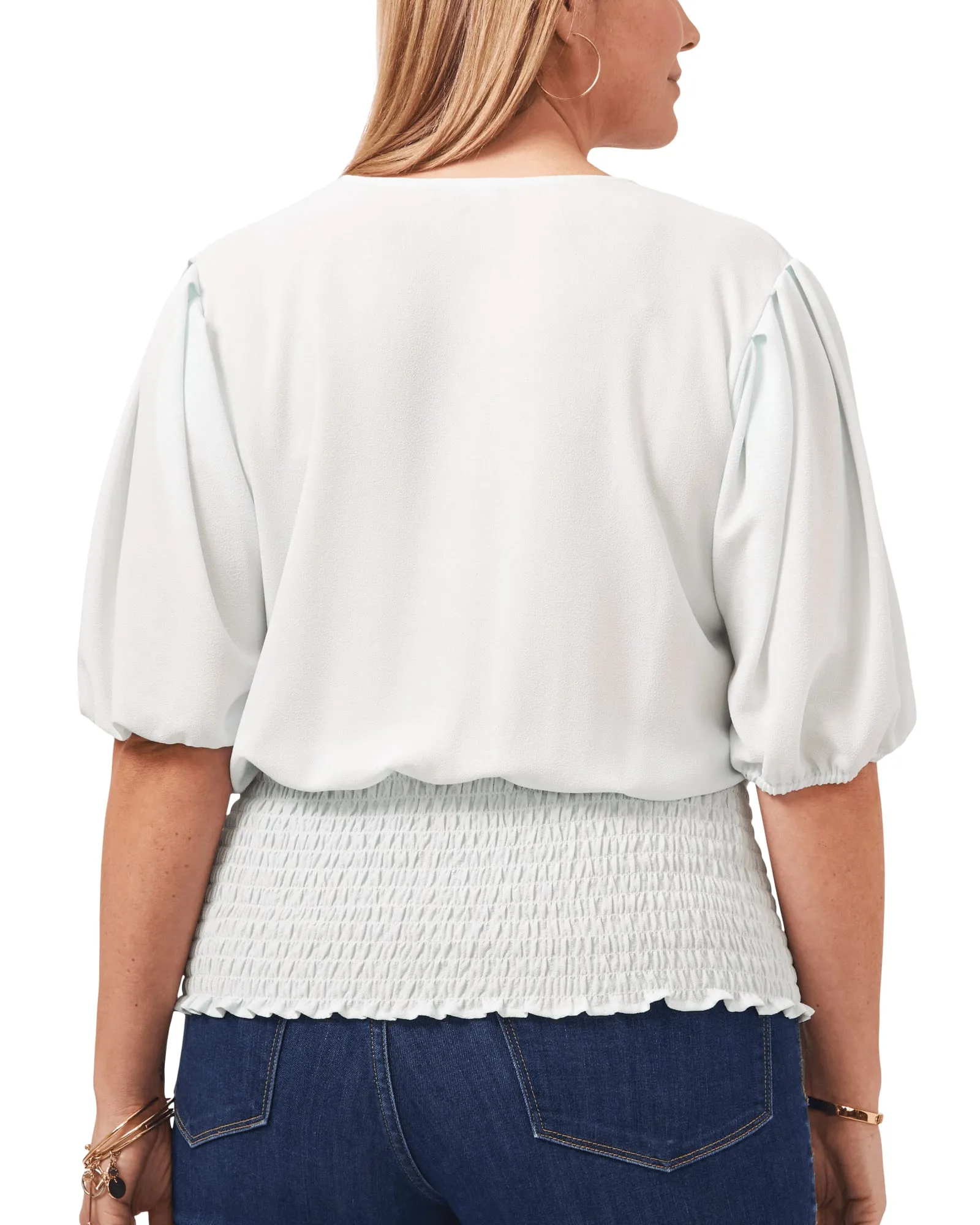 Kirsten Smocked Top | MINT JULEP-398