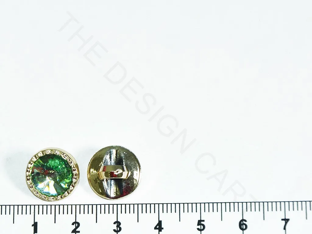 Light Green Circular Acrylic Buttons