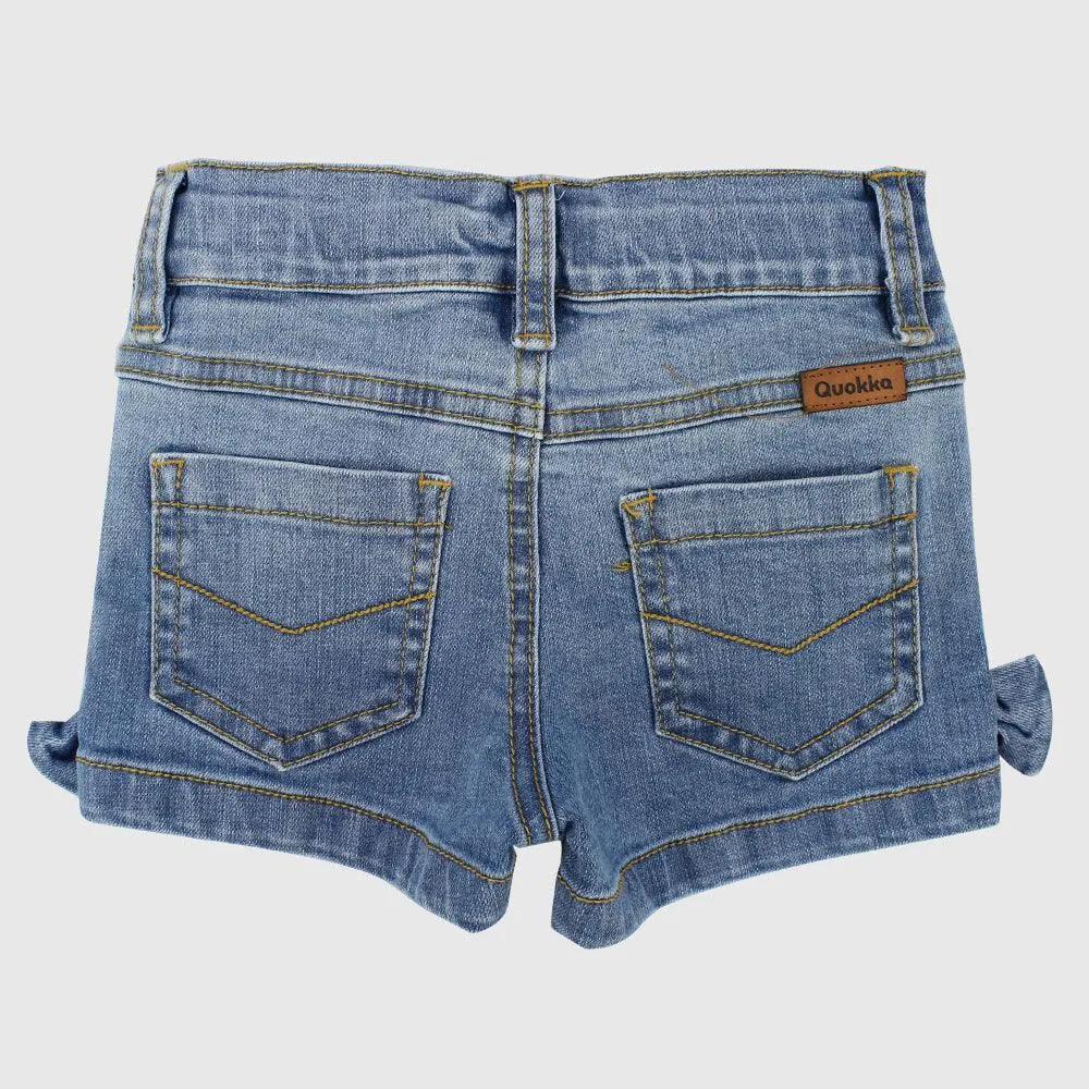 Little Bows Jean Shorts