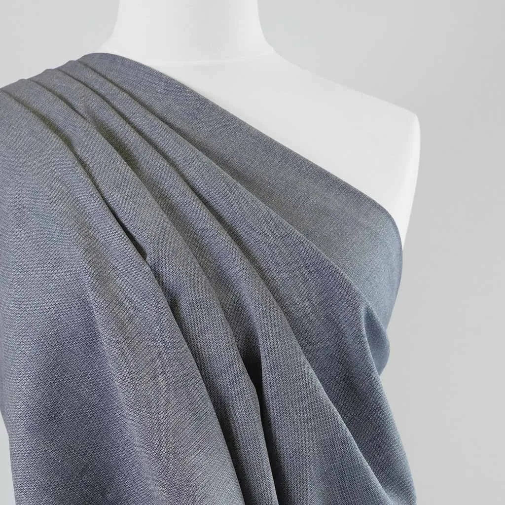 Lovey Dobby Evening Lake View Textured Denim Woven Fabric by Art Gallery Fabrics