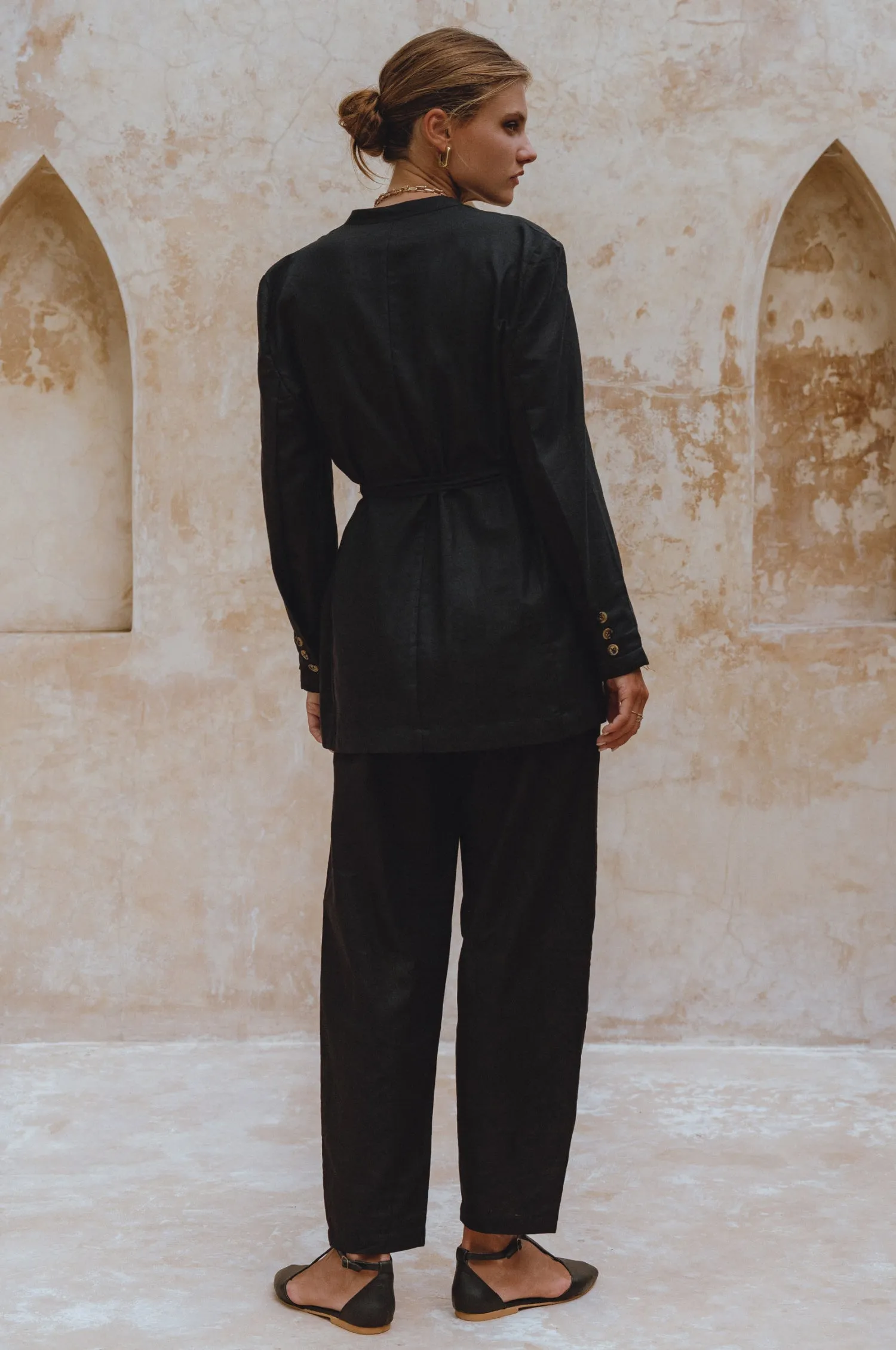 Mia Linen Blazer