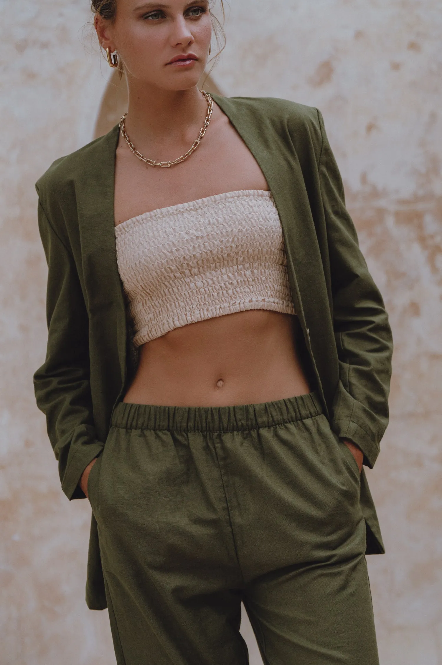 Mia Linen Blazer