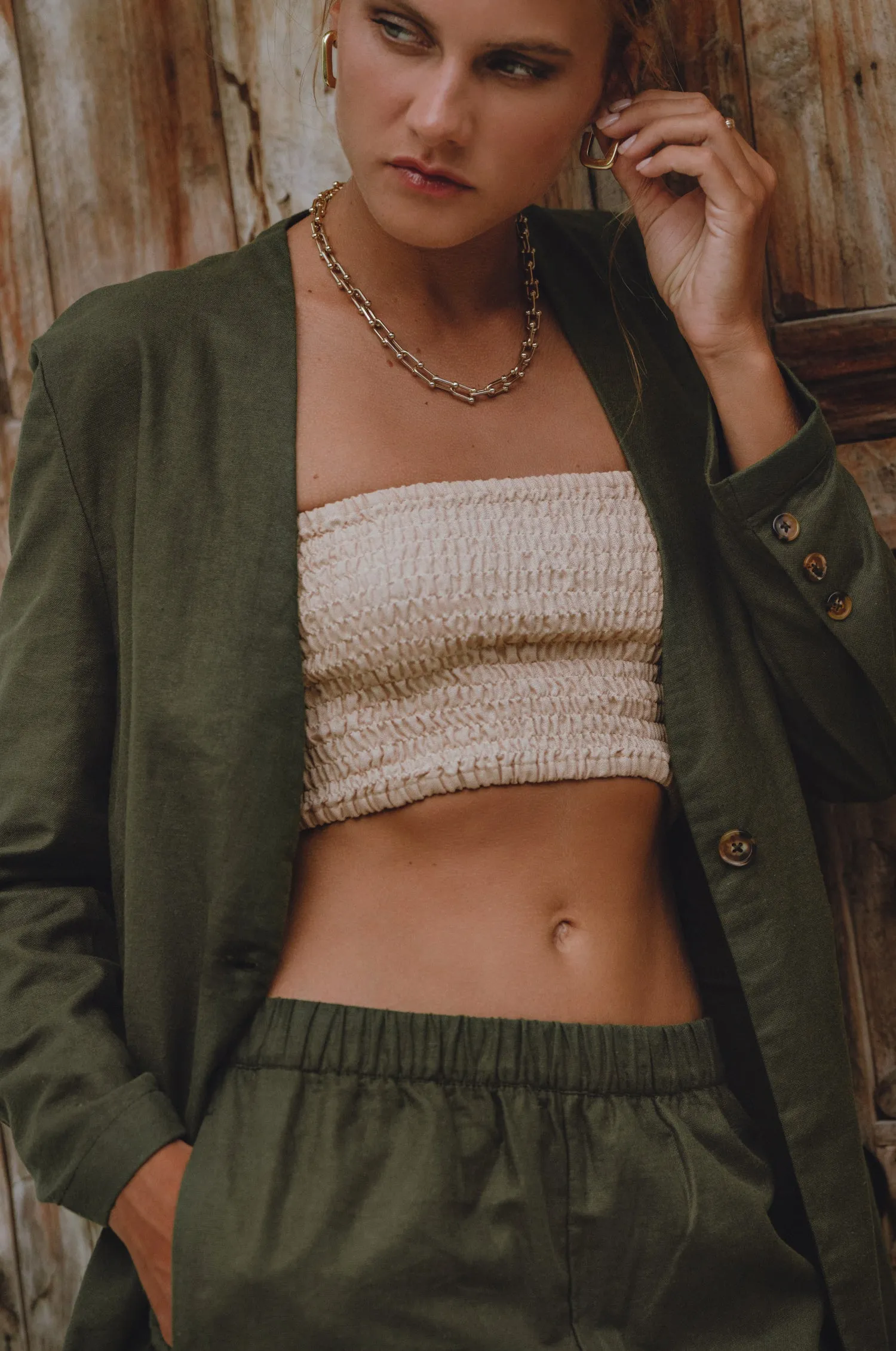 Mia Linen Blazer