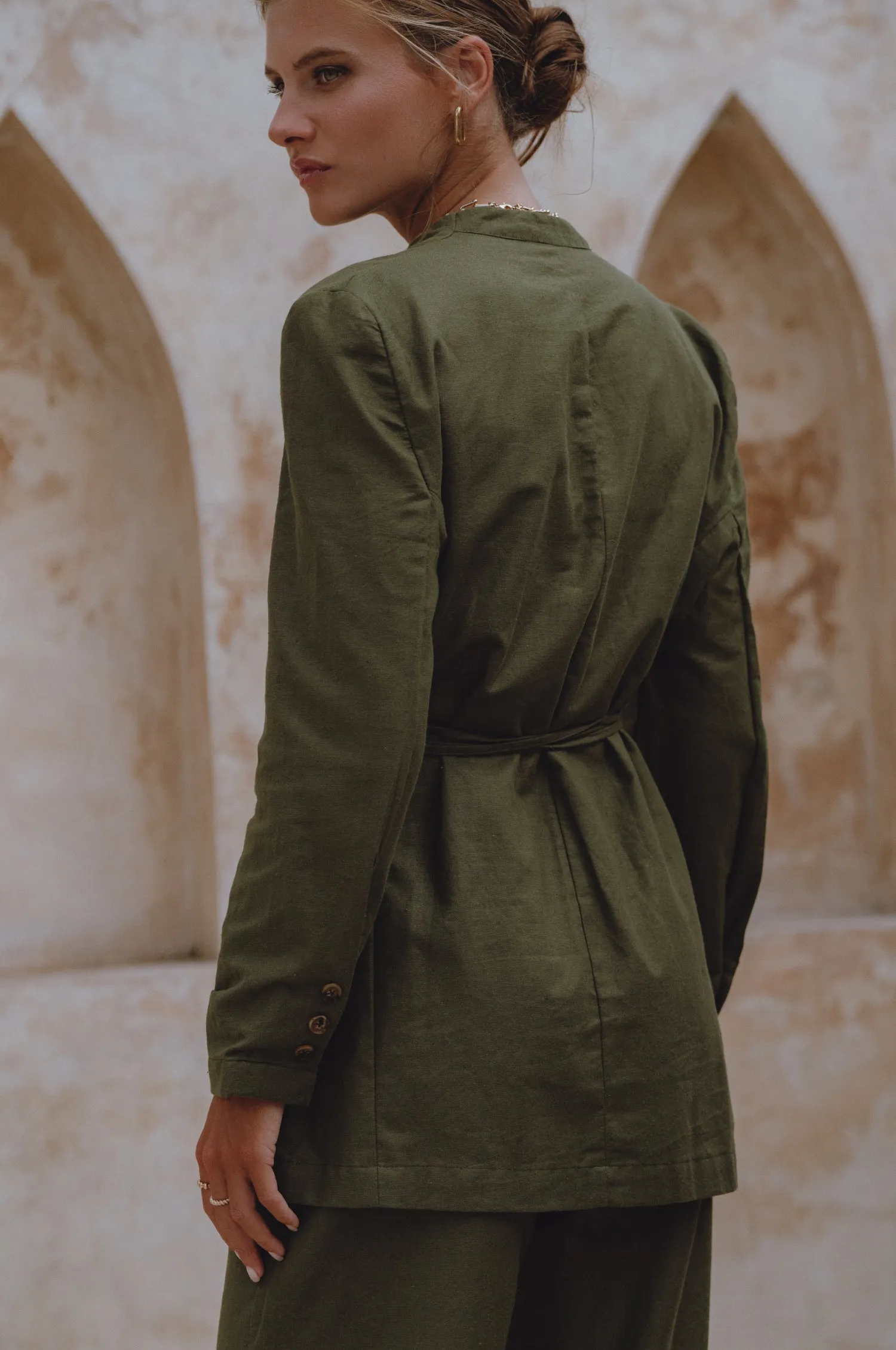 Mia Linen Blazer