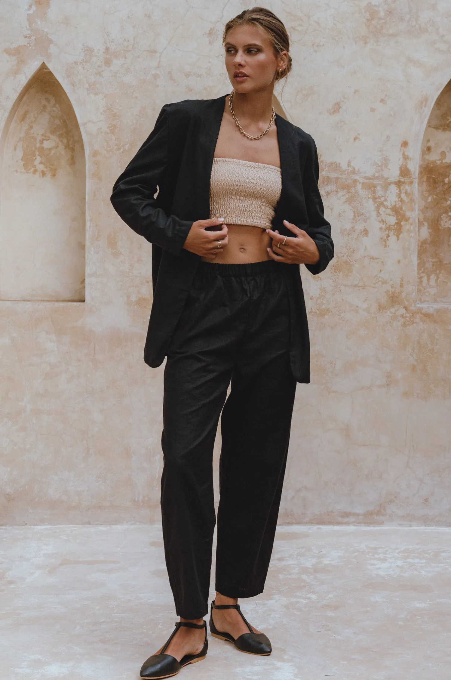Mia Linen Blazer