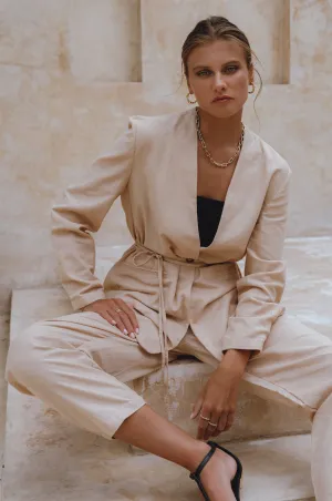 Mia Linen Blazer