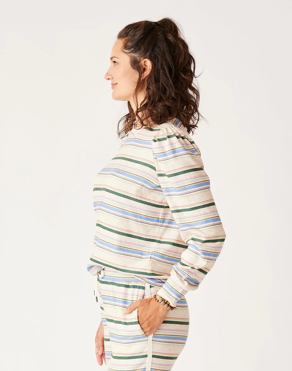 Naomi Sweatshirt: Multistripe