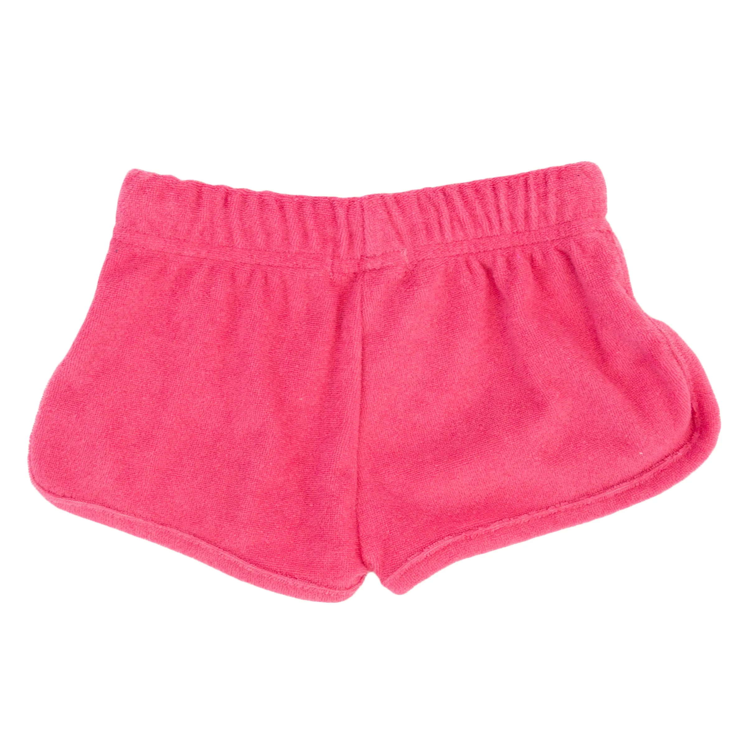 oh baby! Cotton Terry Drawstring Shorter Track Shorts - Watermelon