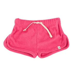 oh baby! Cotton Terry Drawstring Shorter Track Shorts - Watermelon