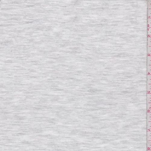Pale Heather Grey Jersey Knit Fabric