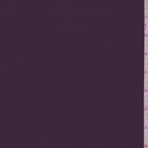 Plum Silk Crepe Georgette Fabric