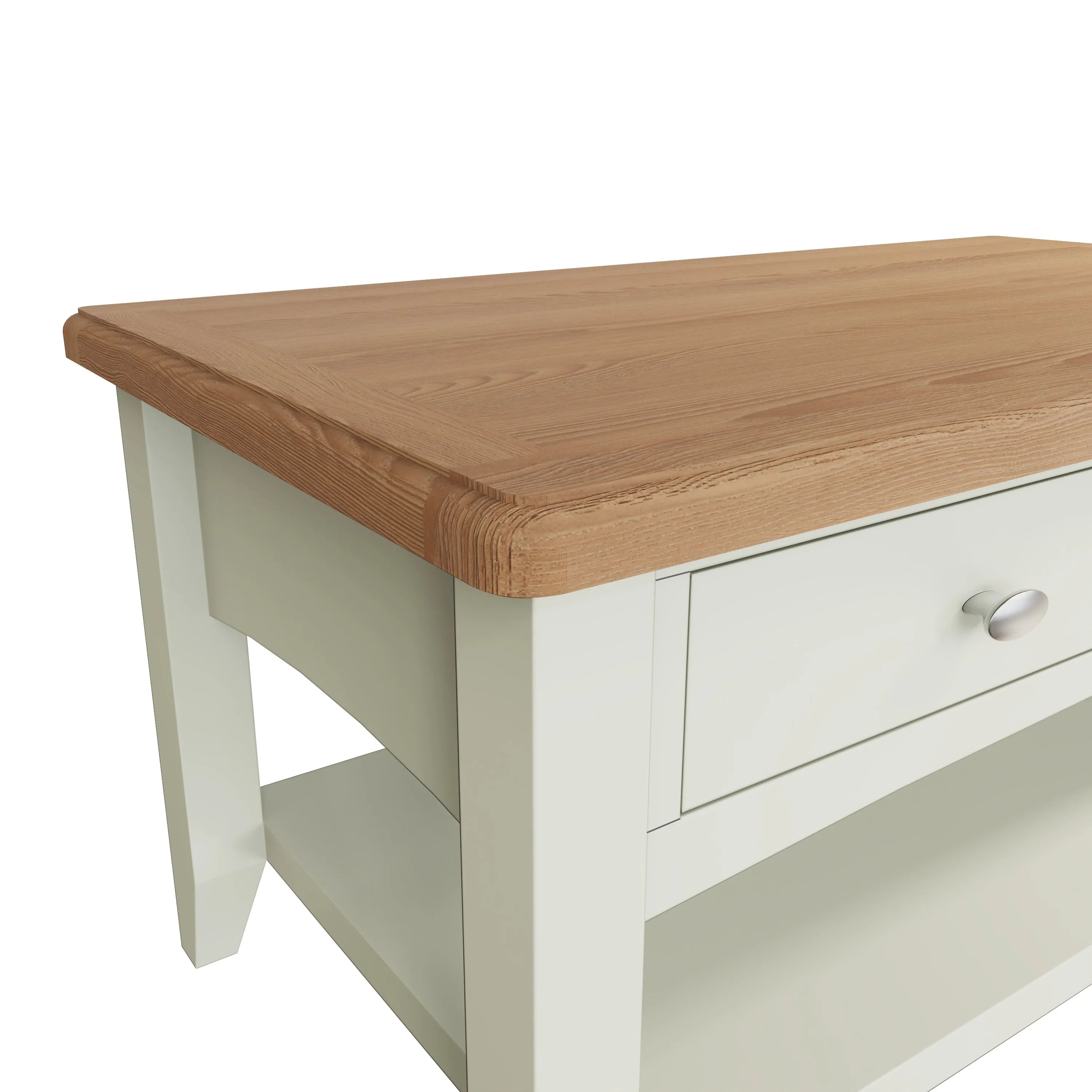 Salisbury Pure White Coffee Table Large 90 x 50 x 45 cm