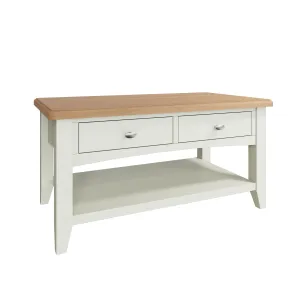 Salisbury Pure White Coffee Table Large 90 x 50 x 45 cm