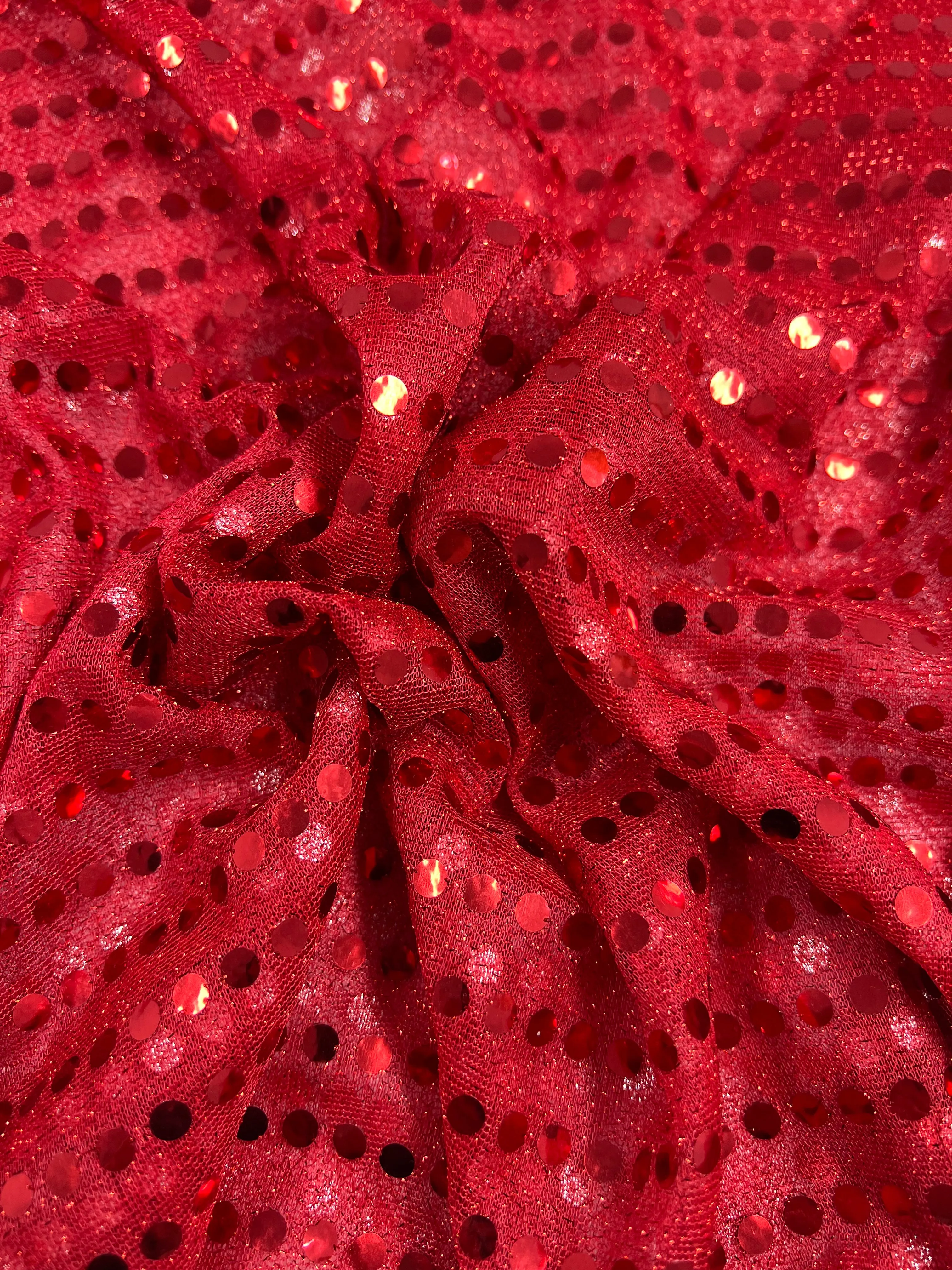 Sequin - Red - 112cm