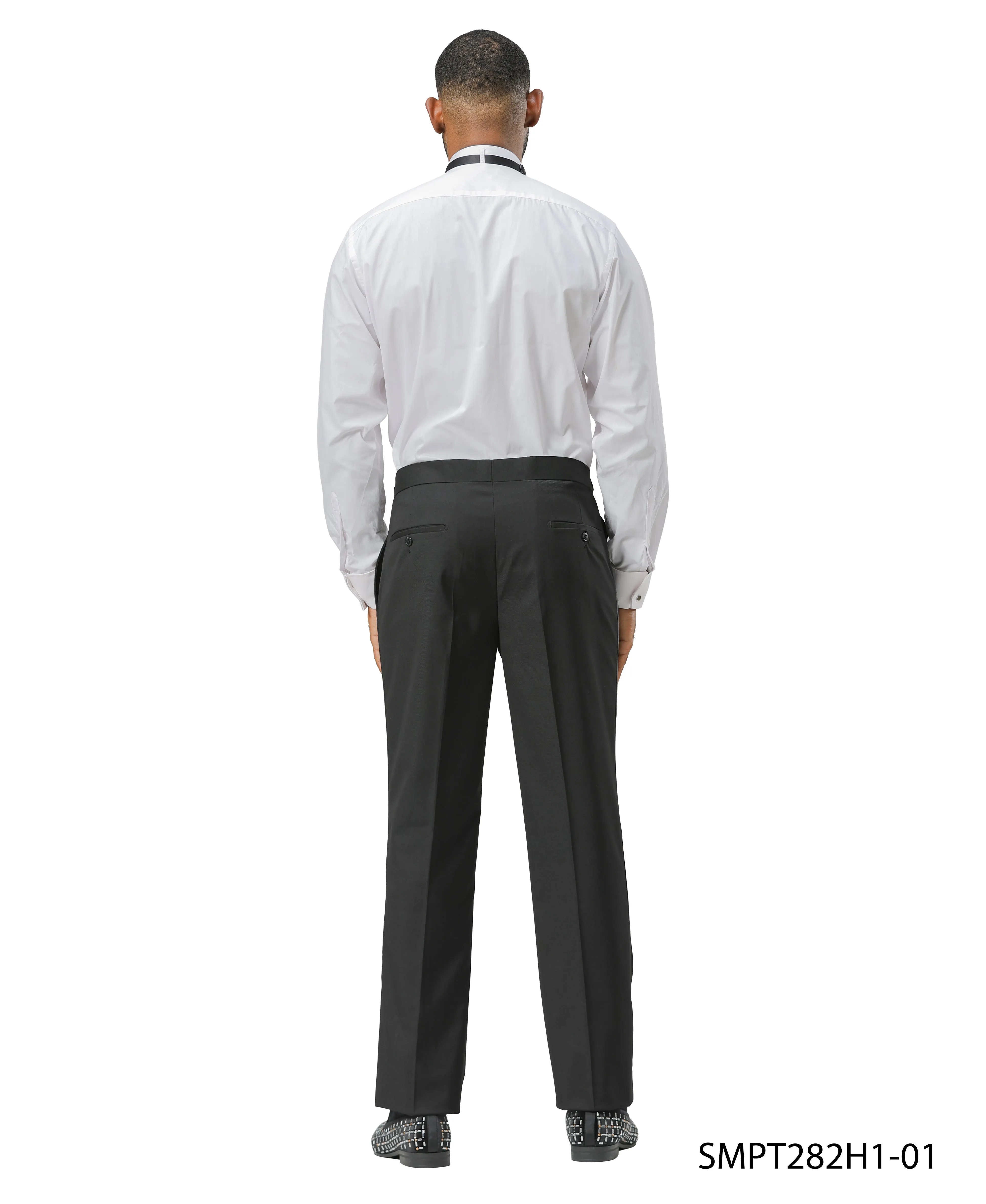 Solid Tuxedo Dress Pants By Stacy Adams
