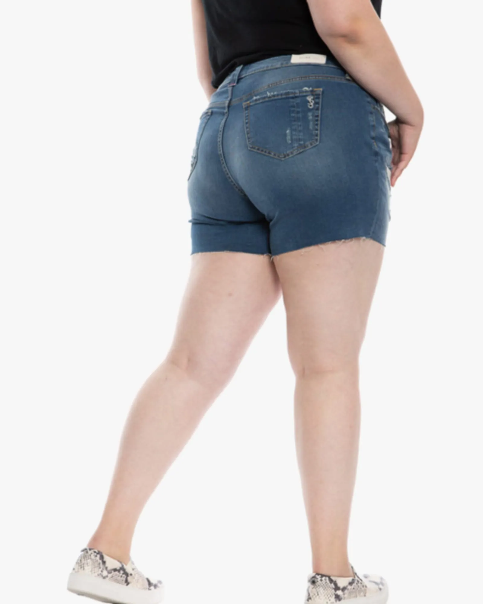 Stella Mid Rise Shorts | CRYSTAL
