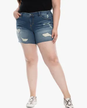 Stella Mid Rise Shorts | CRYSTAL