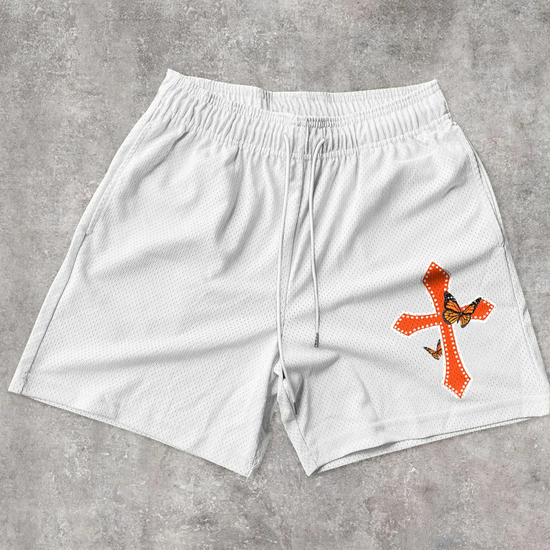 Trendy retro casual street sports shorts
