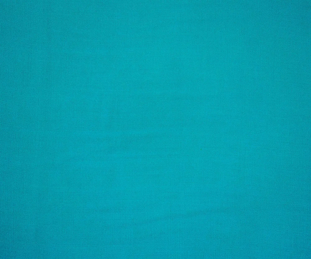 True Turquoise Rayon Solid Challis Woven Fabric