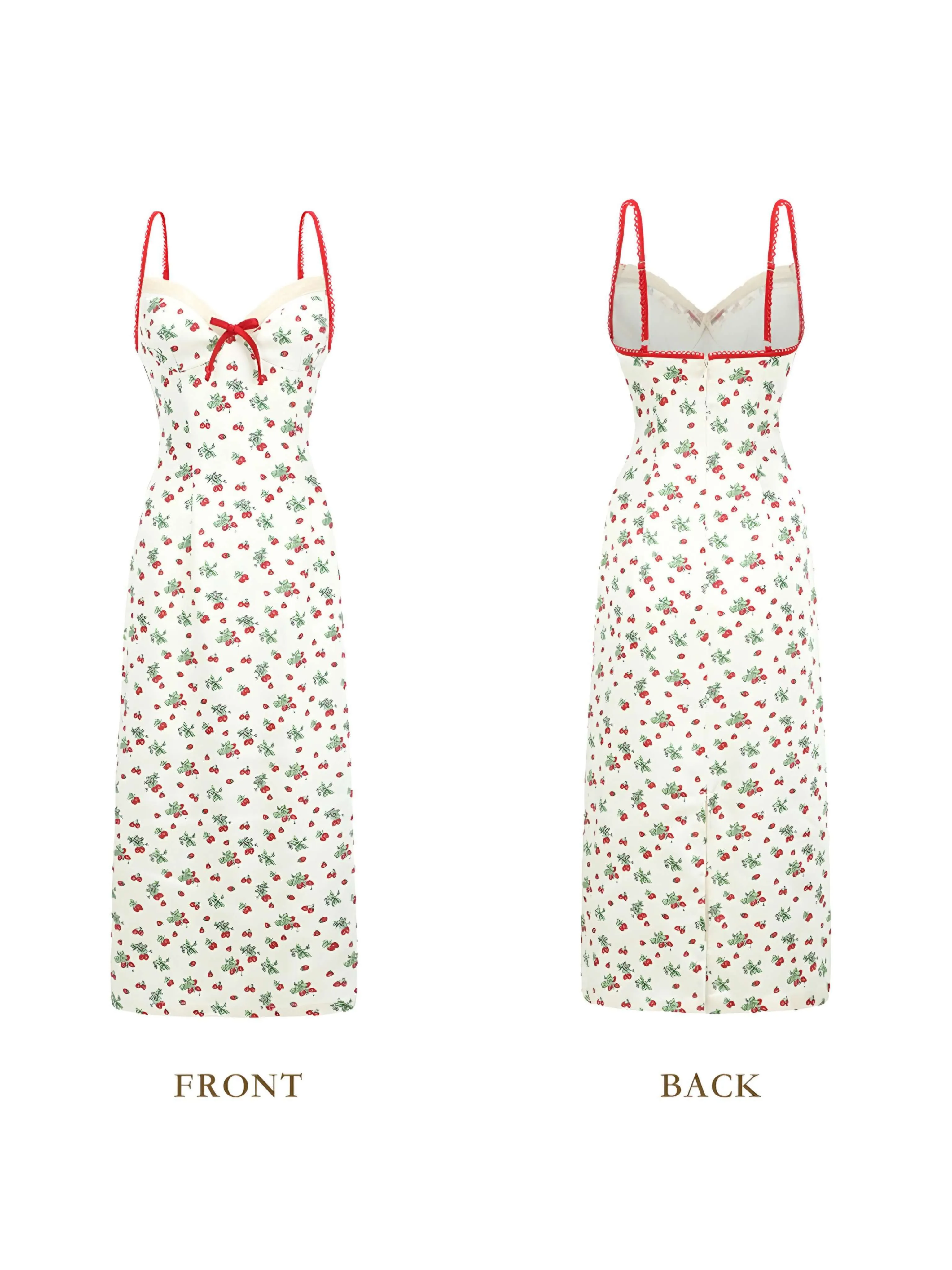 Wenkouban-Christmas Thanksgiving Gift New Year's Eve Dress party look inspos back to school dress  Strawberry Farm Dress