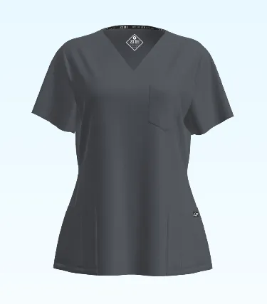 Women's Petite Scrub Top